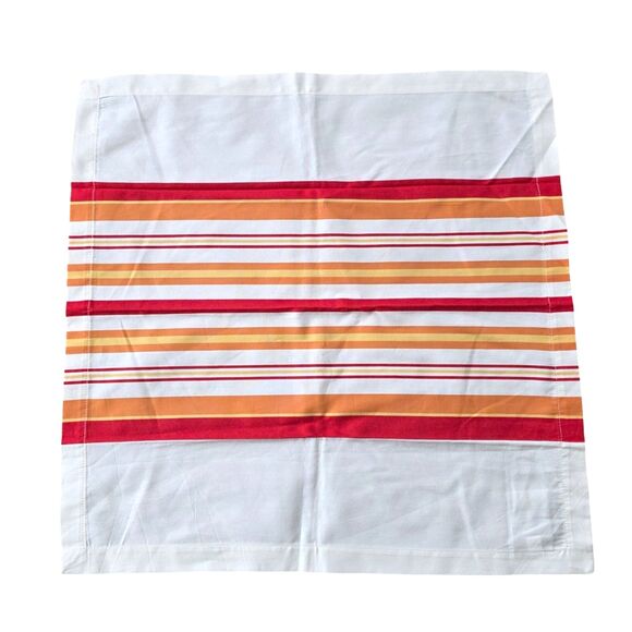 Pottery Barn Stripe 100% Cotton 20" x 20" Napkin Set Cottage Farmhouse (2) - Picture 2 of 4